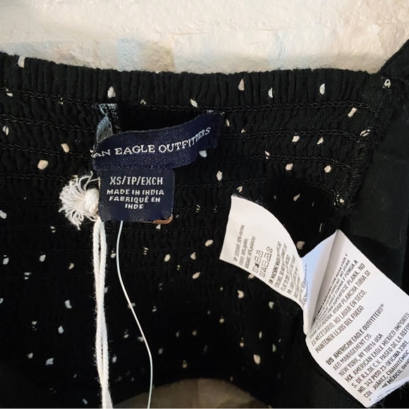 NWT American Eagle Lace and Polka Dot  Crop Top Size XS - Picture 9 of 9